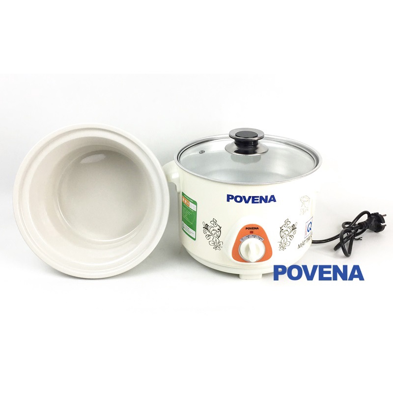 NỒI KHO CÁ POVENA PVN-25 DUNG TÍCH 2,5L, ĐA CHỨC NĂNG NẤU