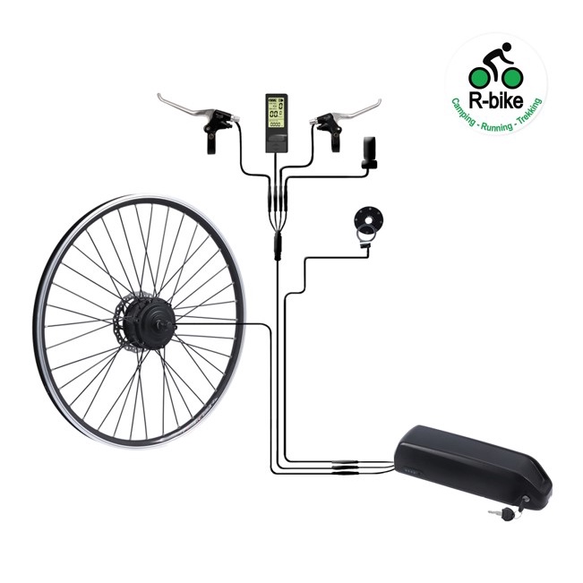 Bộ chuyển đổi động cơ xe đạp trợ lực điện - 36v 350w