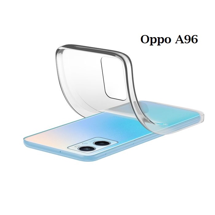 Ốp Oppo A96 dẻo trong suốt (Loại đẹp) (Chiec)