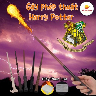 Đũa Phép Thuật Harry Potter Tạo Ra Lửa Ma Thuật Với 5 Phiên Bản Đũa Cao Cấp Hermione Dumbledore Snape Voldmort