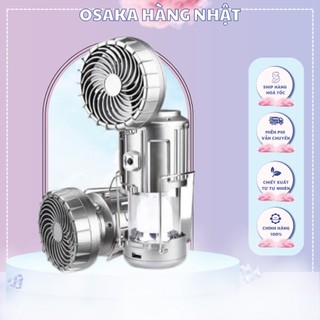 Đèn kèm quạt sạc năng lượng mặt trời 3in1
