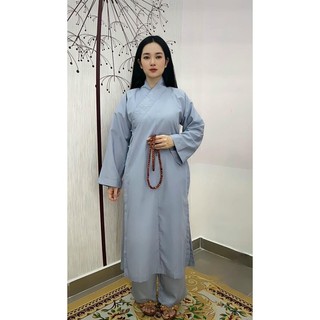 đồ lam đi chùa mẫu áo tràng