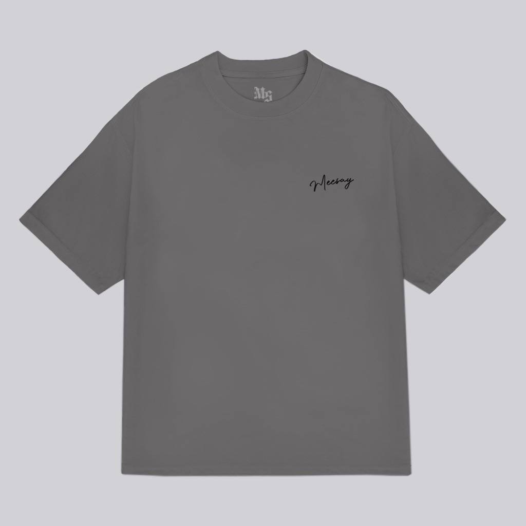Áo thun form rộng Meesay signature Basic Tee vải cotton cao cấp co giãn, dày dặn Local Brand