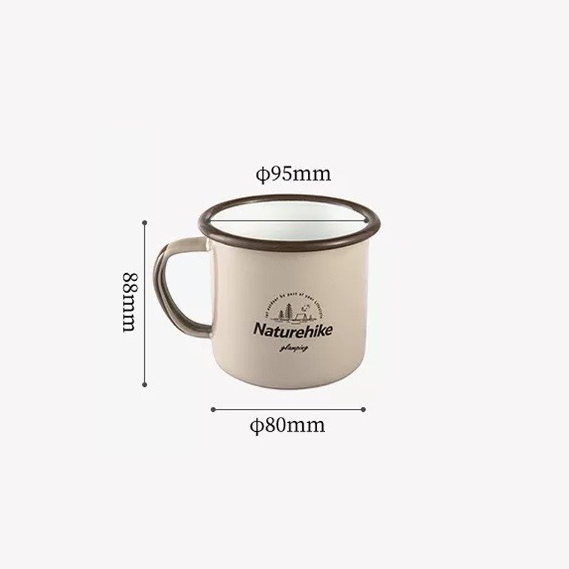 Bát đĩa sát tráng men dã ngoại Naturehike NH20SJ030 gọn nhẹ dễ dàng vệ sinh chất liệu an toàn cho người sủ dụng