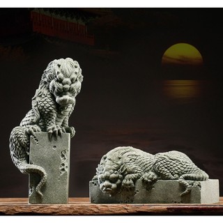 Tượng Bàn long đá sa thạch decor trang trí làm quà tặng phong thủy ý nghĩa