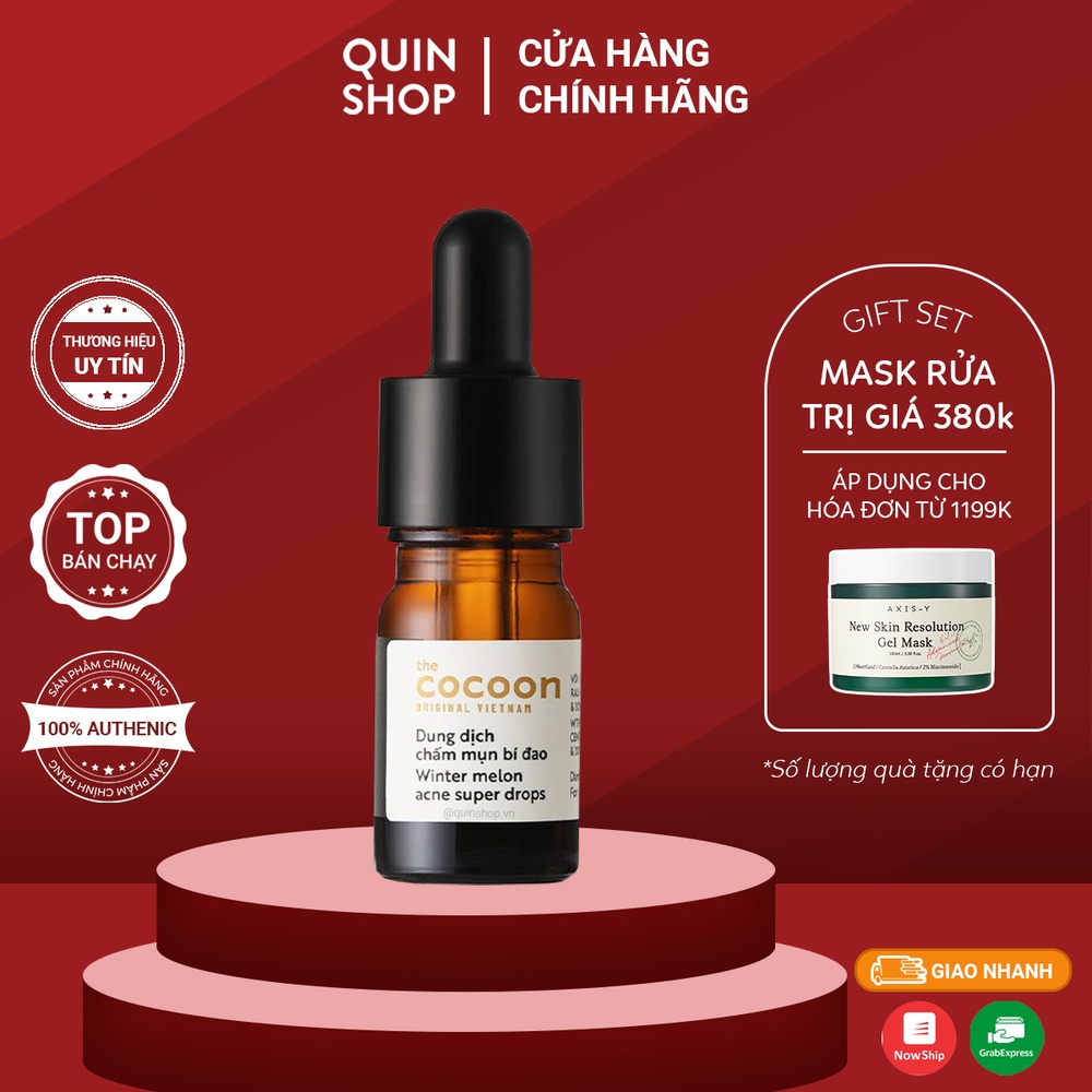 Chấm Mụn Bí Đao The Cocoon Winter Melon Acne Super Drops