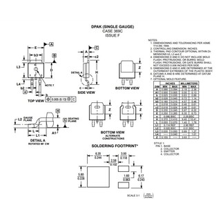 MJD127G Transistor PNP 8A 100V TO-252-3