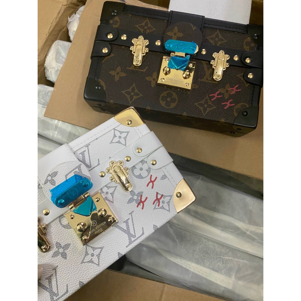 Túi đeo chéo nữ dáng hộp sang chảnh, Túi xách nữ hộp cứng cao cấp