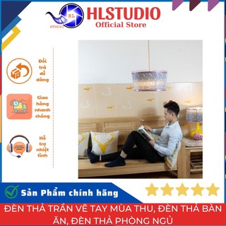 Đèn thả trần vẽ tay mùa thu, đèn thả bàn ăn, đèn thả phòng ngủ TT006 Hl Lighting