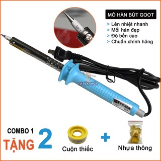 Mỏ hàn nhiệt dạng bút Nhật Bản chính hãng Goot 40W- Mỏ hàn chì KS-40R chuyên hàn mạch lên nhiệt nhanh, hàn cực dễ
