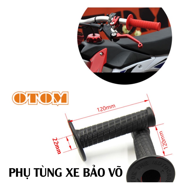 Bao tay xe máy cao cấp phong cách cào cào chính hãng OTOM