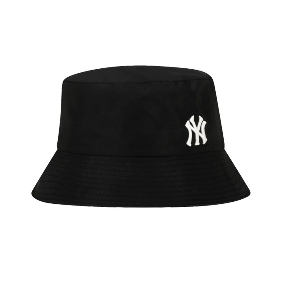 Mũ bucket MLB NVXK cao cấp, nón bucket Classic đen vành tròn cụp kaki form unisex
