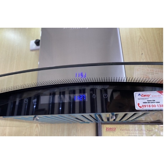 Hút mùi kính cong cảm ứng VẪY TAY Canzy CZ DB70Q -Bảo hành chính hãng 3 năm | BigBuy360 - bigbuy360.vn