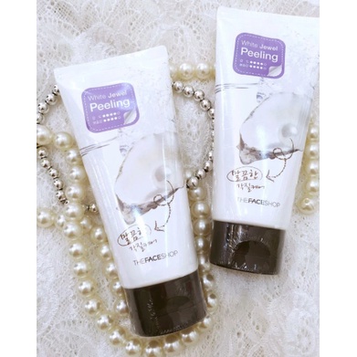 Tẩy Tế Bào Chết, Dưỡng Da Tươi Sáng Với Chiết Xuất Từ Ngọc Trai The Face Shop Smart Peeling White Jewel 120ml | BigBuy360 - bigbuy360.vn