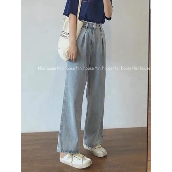 free ship Quần ống rộng họa tiết ren xanh bạc CC | BigBuy360 - bigbuy360.vn