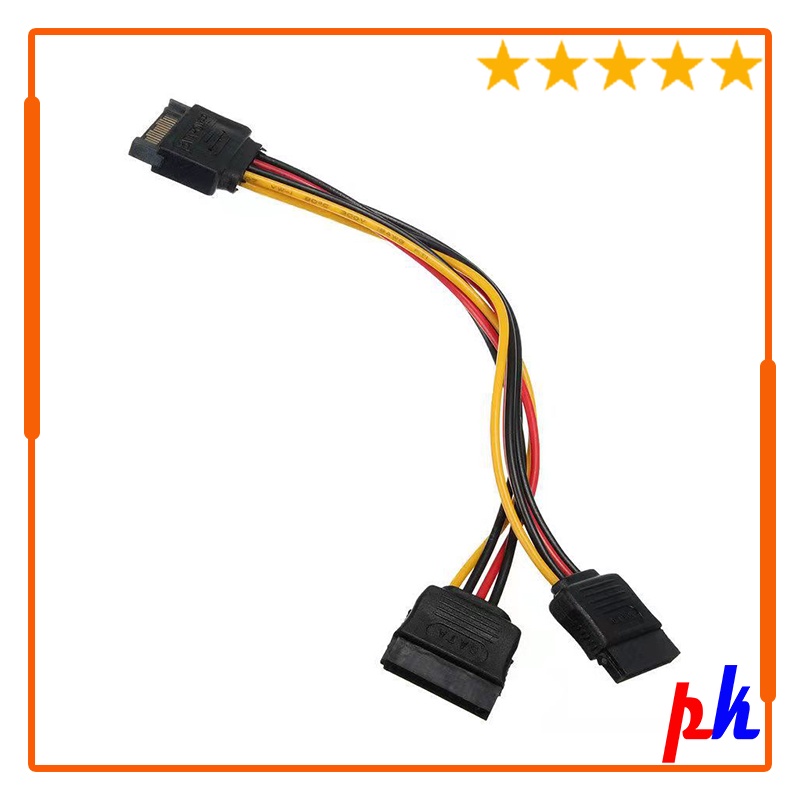 Cáp nguồn sata 1 ra 2 | Chia nguồn sata 1 ra 2