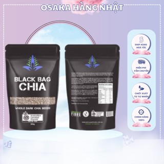 Hạt chia úc black bag chia, hạt chia hữu cơ úc túi 500g