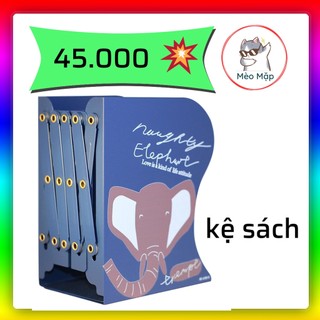 🎁 siêu dễ thương ! 🎁 📕 kệ chặn sách xếp - voi - kệ sách - quà tặng - quà lưu niệm 📕