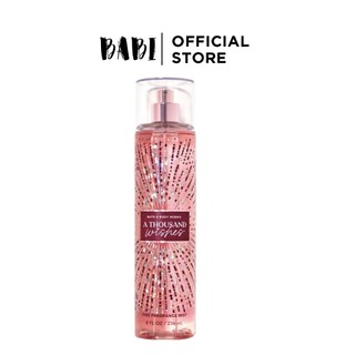 Body mist A Thousand Wishes - xịt khử mùi toàn thân mùi Body Mist Bath And Body Works Mỹ 236ml