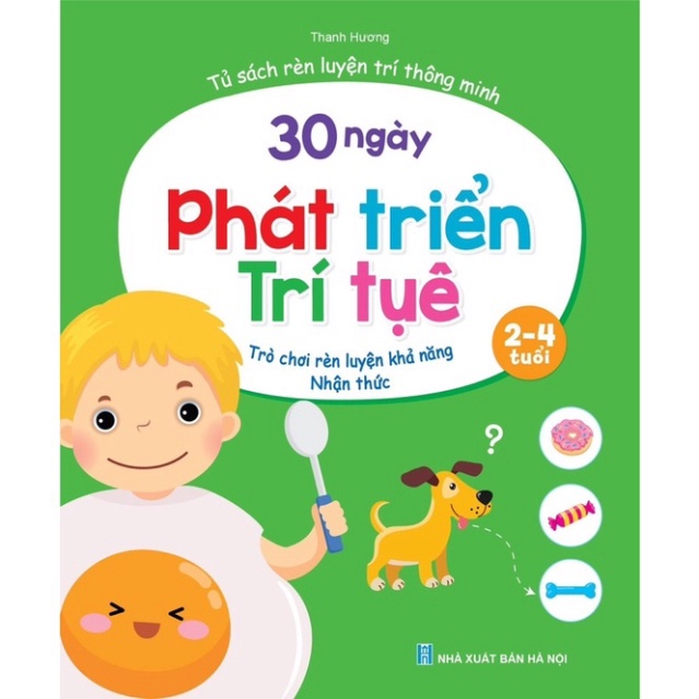 Sách - Bộ 30 Ngày Phát Triển Trí Tuệ - Dành Cho Trẻ Từ 2 - 4 Tuổi (4 quyển)