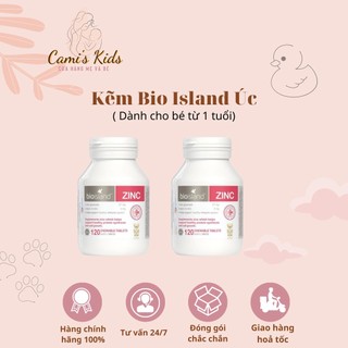 Kẹo kẽm Zinc Bioisland cho bé - Úc