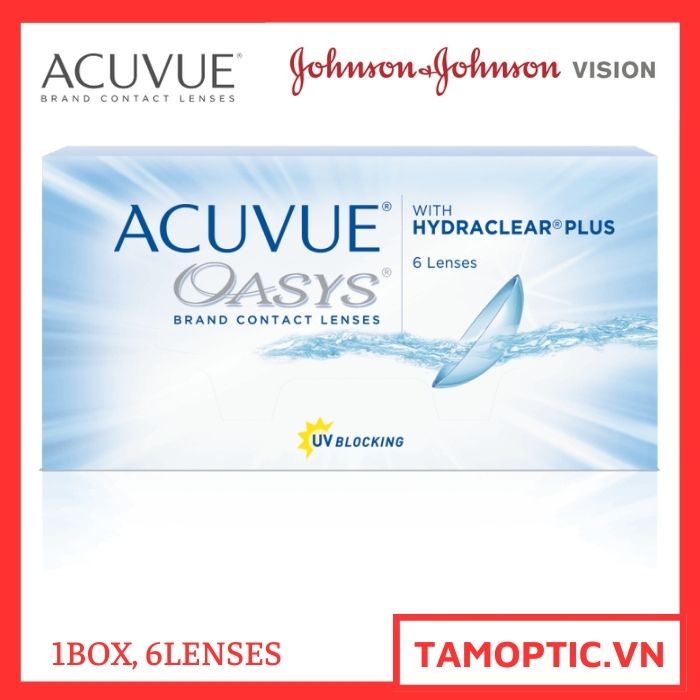 Kính Áp tròng dài ngày ACUVUE OASYS with HYDRACLEAR PLUS Johson&Johnson