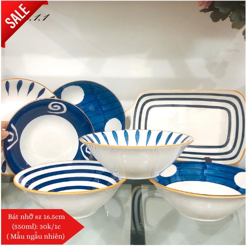 Bát Đĩa Phong Cánh Nhật, Bộ Bát Đĩa Các Mẫu, Các SIZE Đang SaLe Lớn