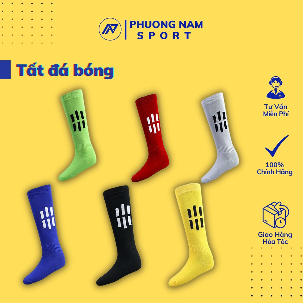 Tất đá bóng ,tất thể thao dáng dài cao cấp loại 1 co dãn thoáng khí