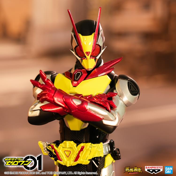 MÔ HÌNH SIÊU ANH HÙNG HIỆP SĨ MẶT NẠ 01 ZERO ONE HIỂM HỌA AI BANPRESTO KAMEN RIDER ZERO TWO