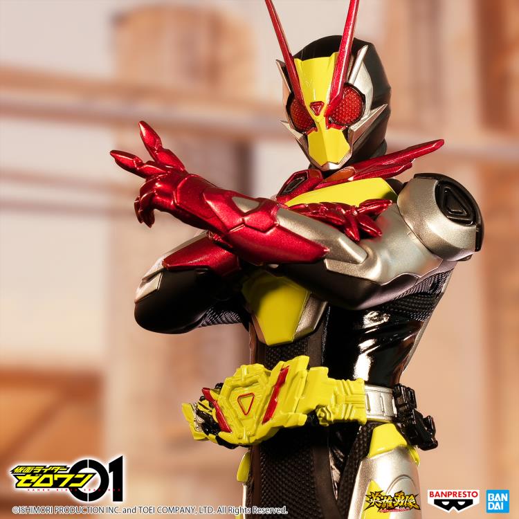 MÔ HÌNH SIÊU ANH HÙNG HIỆP SĨ MẶT NẠ 01 ZERO ONE HIỂM HỌA AI BANPRESTO KAMEN RIDER ZERO TWO