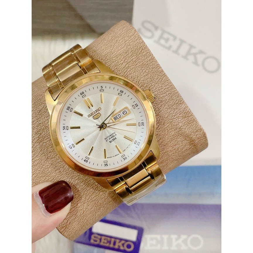 Đồng Hồ Nam Seiko 5 Automatic Dây Thép - Size 43mm