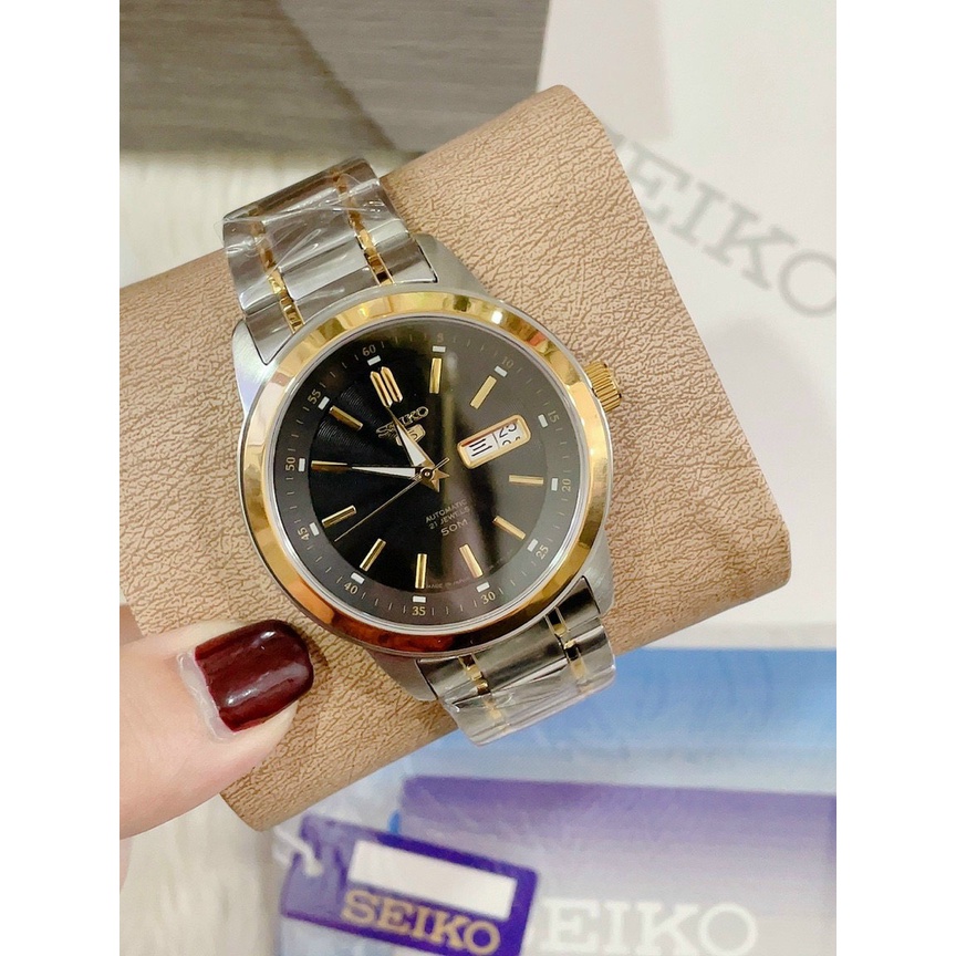 Đồng Hồ Nam Seiko 5 Automatic Dây Thép - Size 43mm