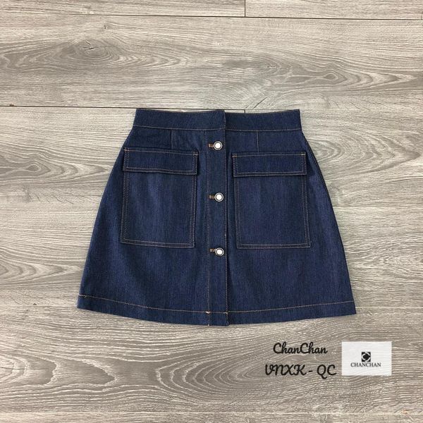 Chân váy jean chữ a