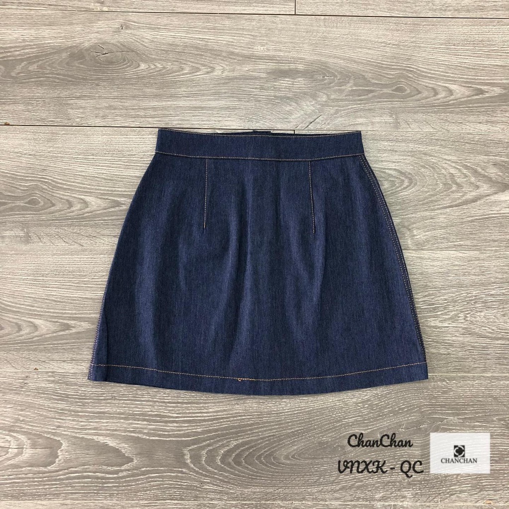 Chân váy jean chữ a