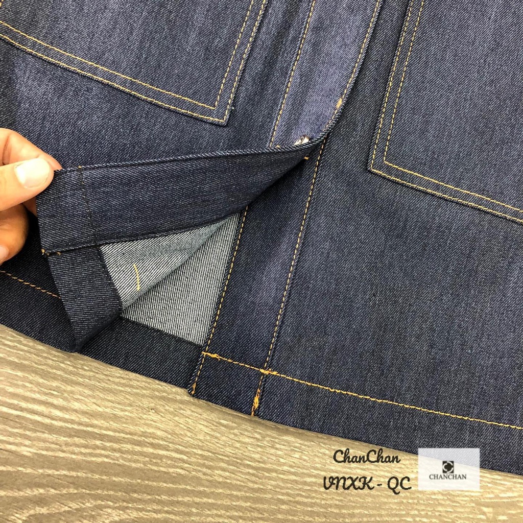 Chân váy jean chữ a