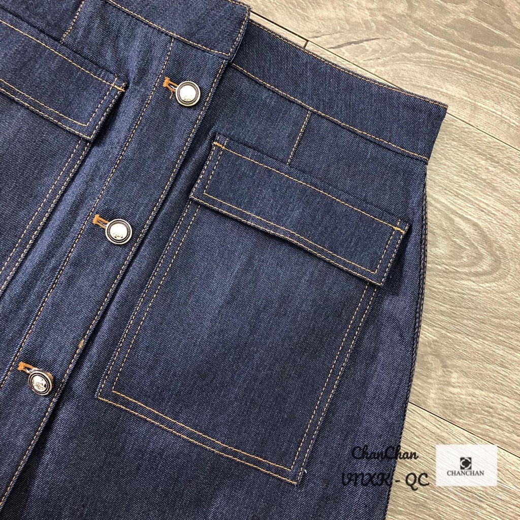 Chân váy jean chữ a