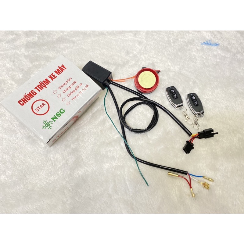 Chống trộm xe máy Star cho xe sirius nhiều chức năng