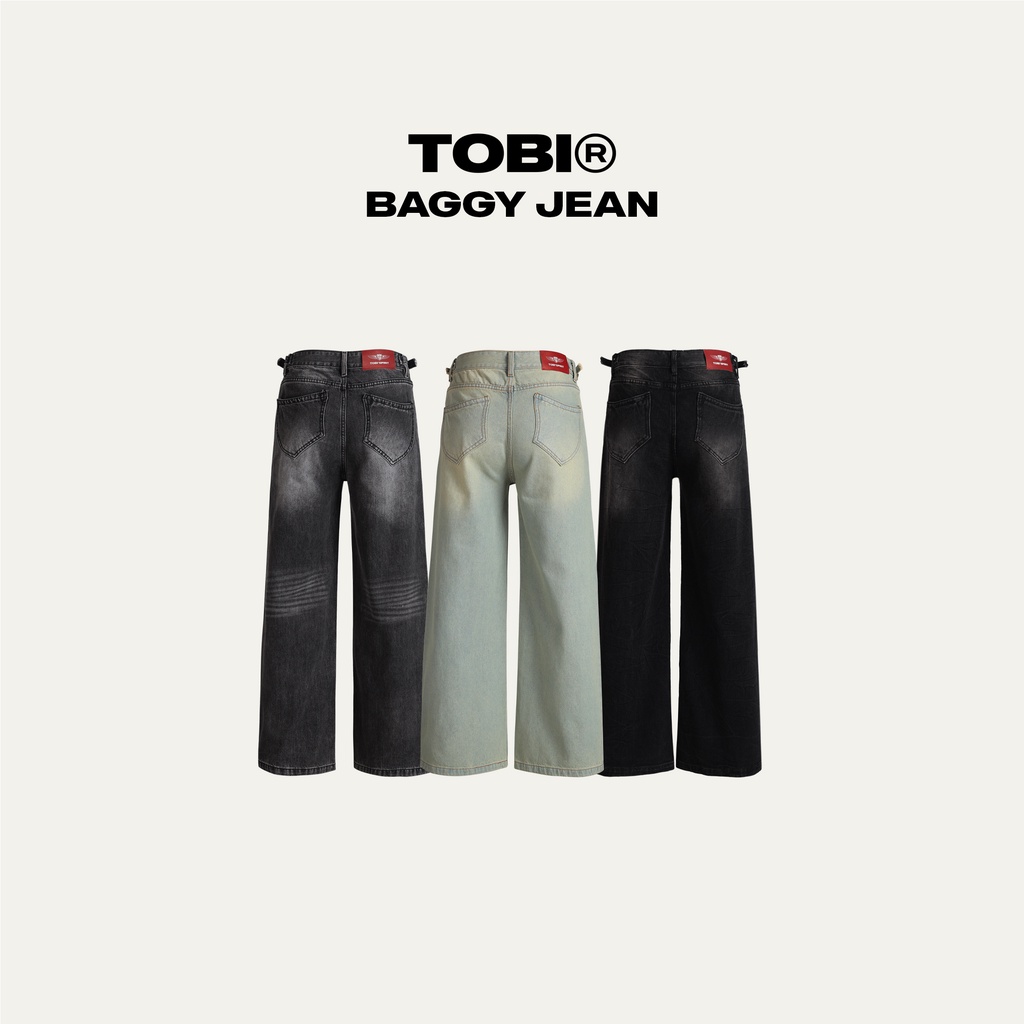 Quần Jean Ống Rộng Baggy TOBI