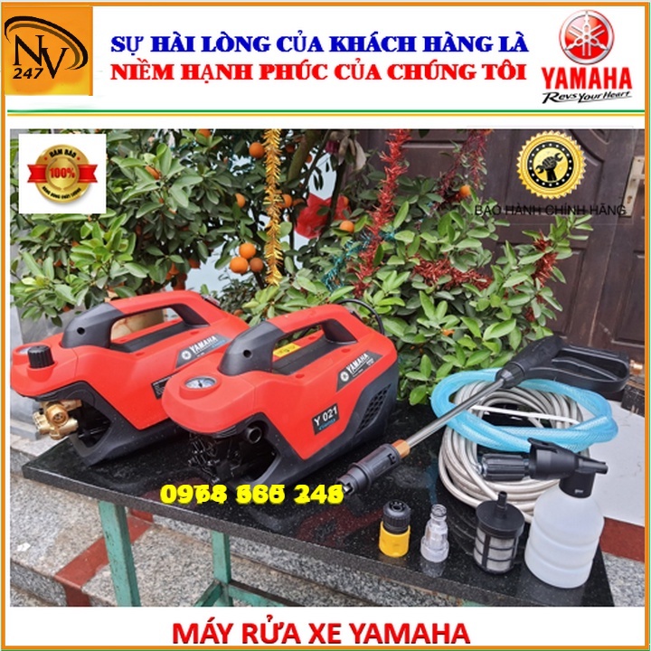 Máy rửa xe áp lực cao YAMAHA. 250 BAR máy xịt rửa ô tô xe máy cao áp