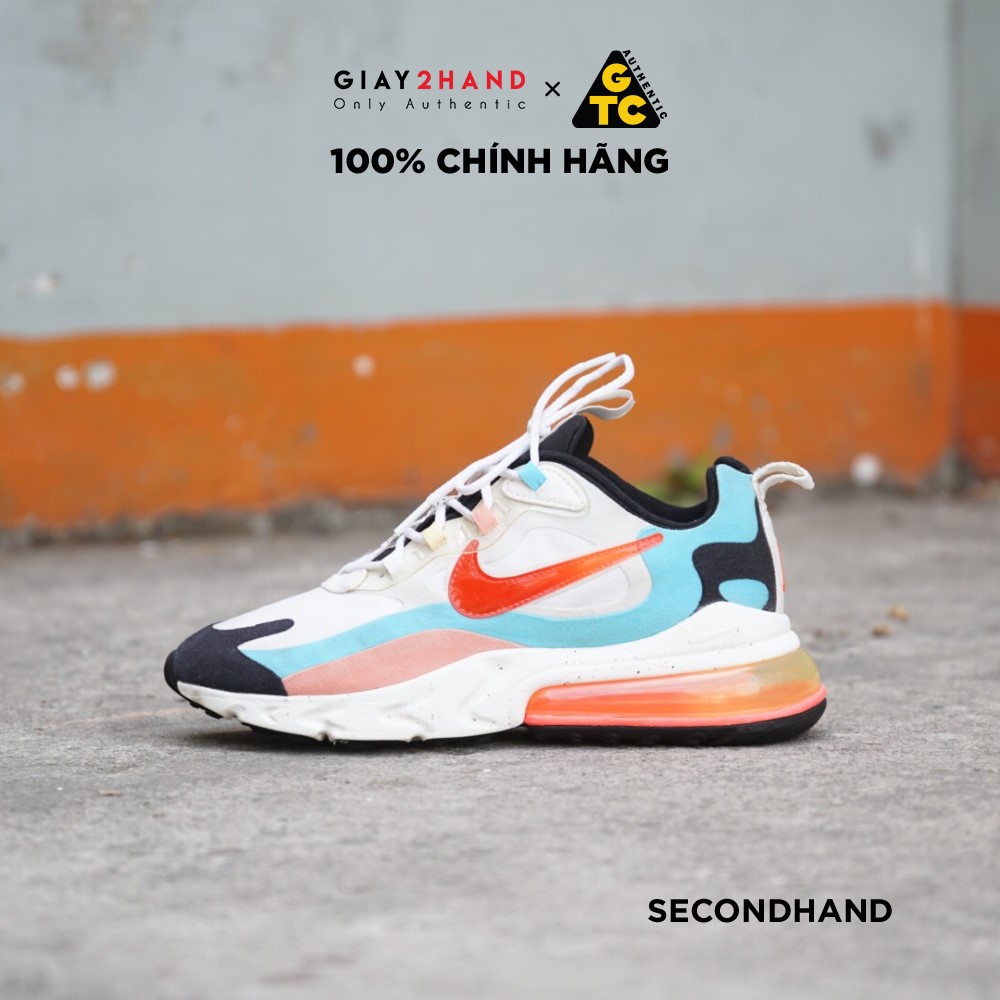 Giày Thể Thao AM 270 REACT THE FUTURE IS IN THE AIR DD8498-161 GIÀY CŨ CHÍNH HÃNG
