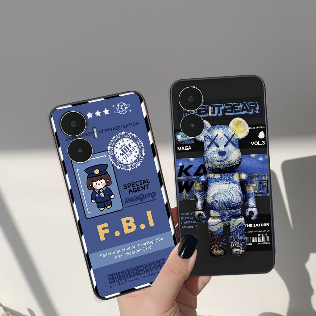 Ốp lưng Realme C55 in hình Gấu Be@rick - sang sịn , RẺ - BỀN - ĐẸP