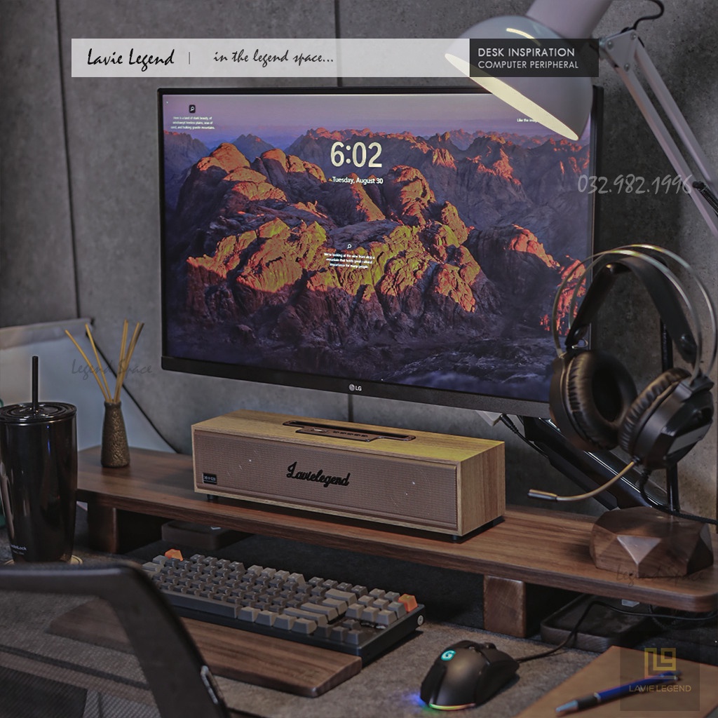 Loa Bluetooth Không Dây Âm Bass Mạnh Cho Điện Thoại, Máy Tính, Loa Bluetooth Kiểu Dáng Vintage Hỗ Trợ Thẻ Nhớ Mic USB