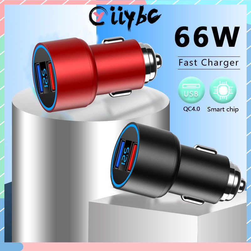 Tẩu Sạc Điện Thoại Nhanh 66W USB * 2 Cổng USB Cho IP / Android | BigBuy360 - bigbuy360.vn