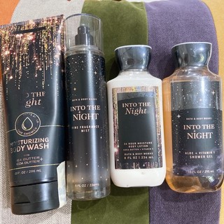 xịt toàn thân into the night bath & body works