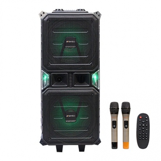 Loa Kéo Di Động Sansui A210, 2 Loa 2 Tấc Cho Âm Thanh Sống Động Và Dễ Dàng Mang Theo Những Chuyến Đi Xa ( BH 6 Tháng )