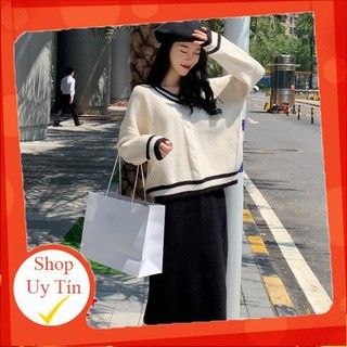 Set áo len + chân váy ulzzang