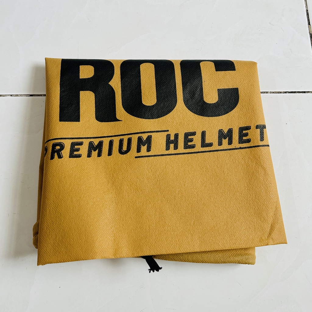 Túi vải không dệt Roc đựng mũ bảo hiểm 3/4 và mũ fullface dây rút đeo balo
