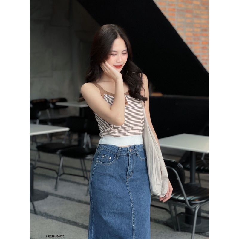 Áo Gân - 3689 - 2 Dây - 3 Nút - Kẻ Ngang