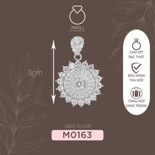 Tổng hợp Mặt dây chuyền nữ Bạc Ý S925 cao cấp M5 | Mi.A Trang sức bạc
