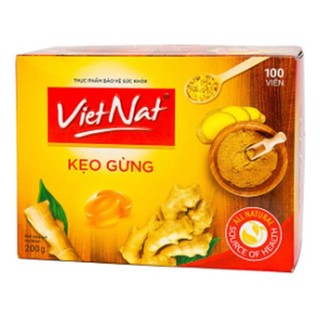 Vietnat kẹo gừng - giảm nôn: do say tàu xe, cho phụ nữ mang thai 3 tháng đầu; ăn không tiêu - hộp 100 viên